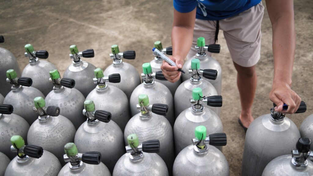Tanks From air tanks to oxygen and first aid protocols, Basrah and his team put extra time and care into preparing (and personalizing) the guest experience, with safety the number one priority